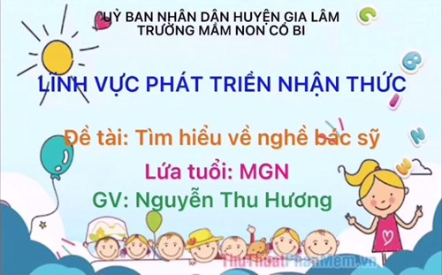 Lĩnh vực phát triển nhận thức